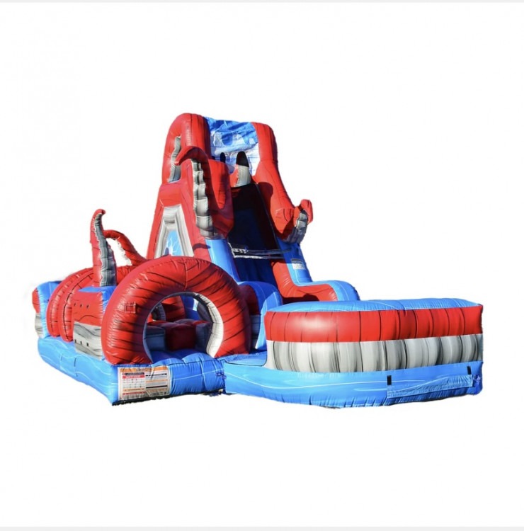 Ocean Battle Obstacle Course/15ft Slide