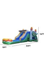 IMG 1540 1746054599 The Dino bounce house W/Slide