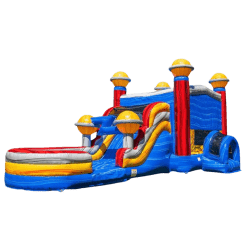 Astronaut Bounce House W/Dual Lane Slide